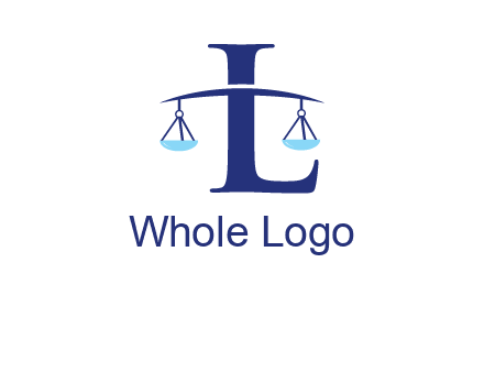letter L inside scales logo