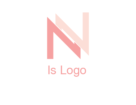 letter n overlap initial