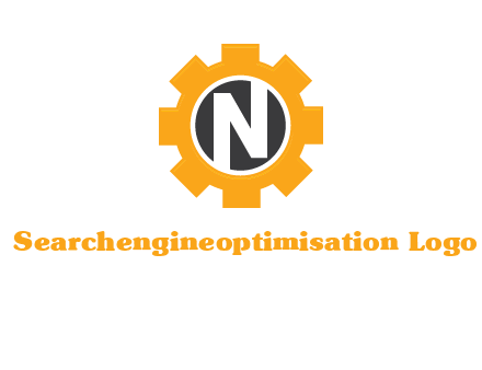 letter n in center of a gear logo