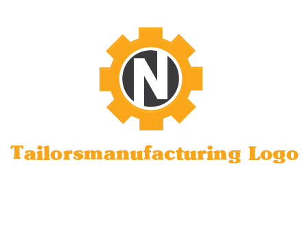 letter n in center of a gear logo
