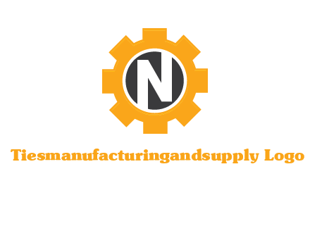 letter n in center of a gear logo