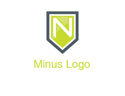 Letter n inside the shield logo