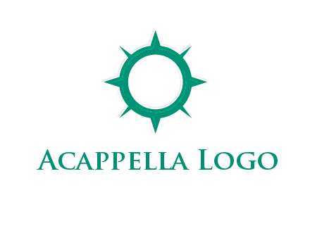 letterr O is present inside a compass logo