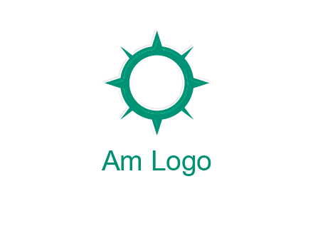 letterr O is present inside a compass logo