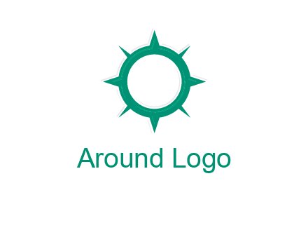 letterr O is present inside a compass logo