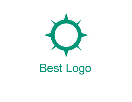 letterr O is present inside a compass logo