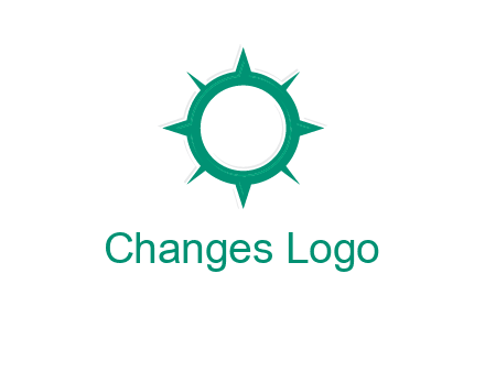 letterr O is present inside a compass logo