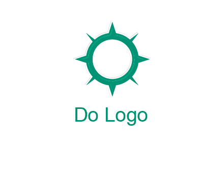 letterr O is present inside a compass logo