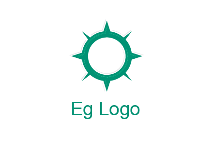 letterr O is present inside a compass logo