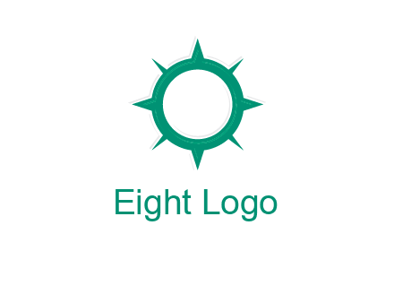 letterr O is present inside a compass logo