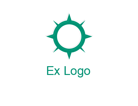 letterr O is present inside a compass logo