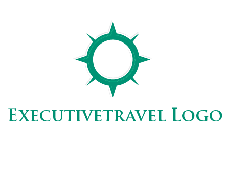 letterr O is present inside a compass logo