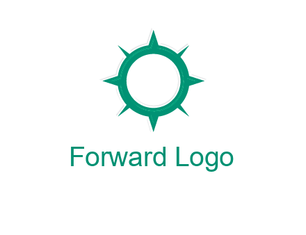 letterr O is present inside a compass logo
