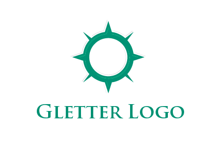 letterr O is present inside a compass logo