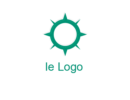 letterr O is present inside a compass logo