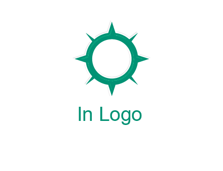letterr O is present inside a compass logo