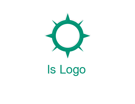 letterr O is present inside a compass logo