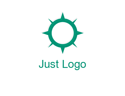 letterr O is present inside a compass logo