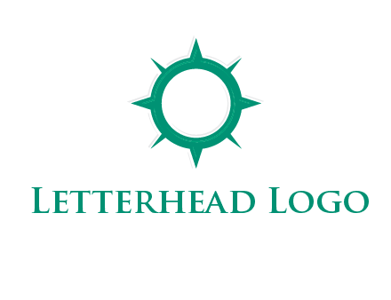 letterr O is present inside a compass logo