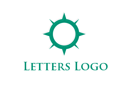 letterr O is present inside a compass logo