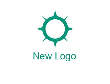 letterr O is present inside a compass logo