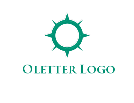 letterr O is present inside a compass logo