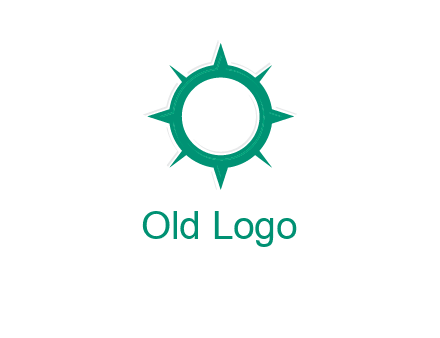 letterr O is present inside a compass logo