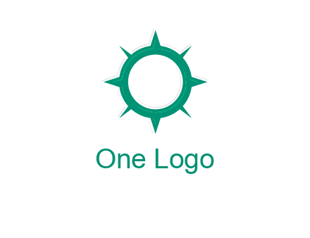 letterr O is present inside a compass logo