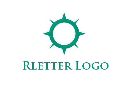 letterr O is present inside a compass logo