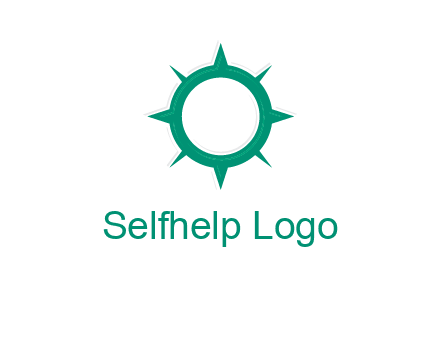 letterr O is present inside a compass logo