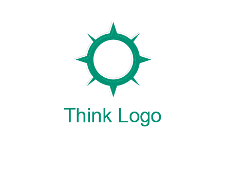 letterr O is present inside a compass logo