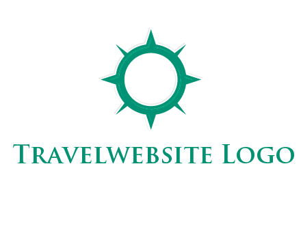 letterr O is present inside a compass logo