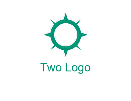 letterr O is present inside a compass logo