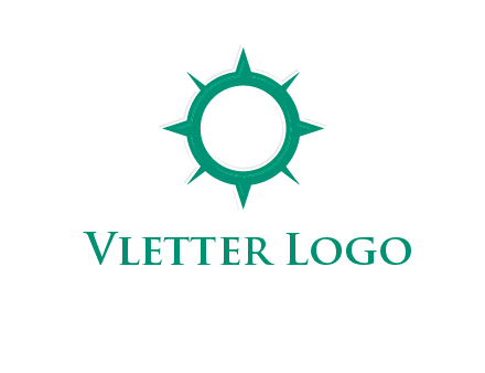 letterr O is present inside a compass logo