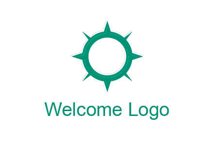 letterr O is present inside a compass logo
