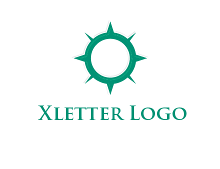 letterr O is present inside a compass logo