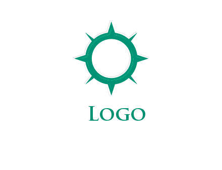 letterr O is present inside a compass logo