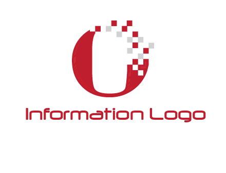 letter o pix elate logo