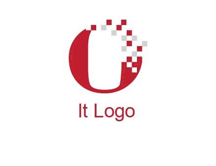 letter o pix elate logo