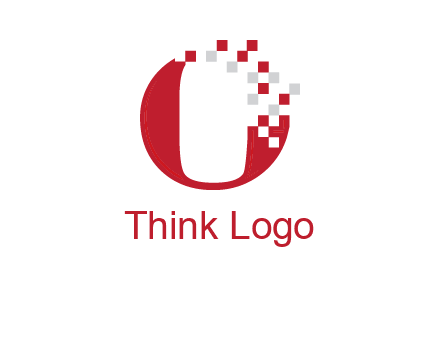 letter o pix elate logo