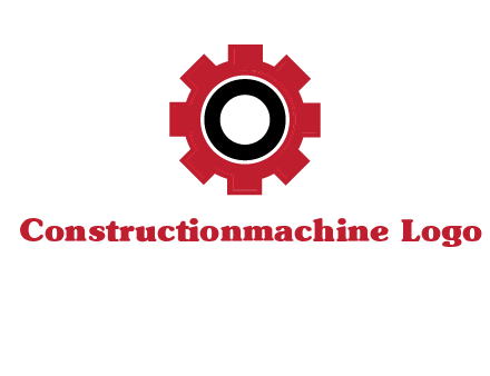 Letter o inside the gear logo