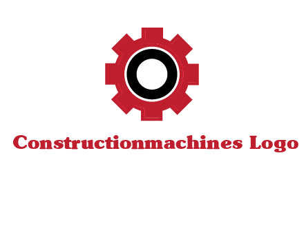 Letter o inside the gear logo
