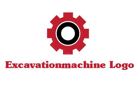 Letter o inside the gear logo