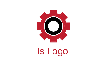 Letter o inside the gear logo
