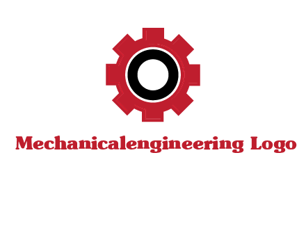 Letter o inside the gear logo