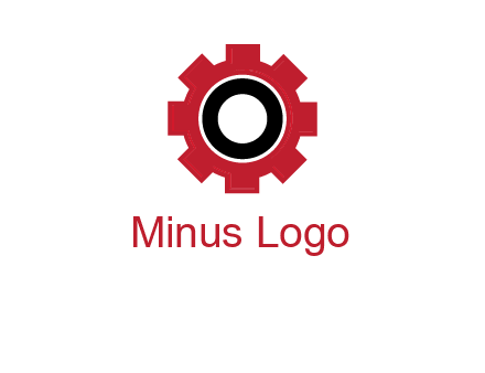 Letter o inside the gear logo