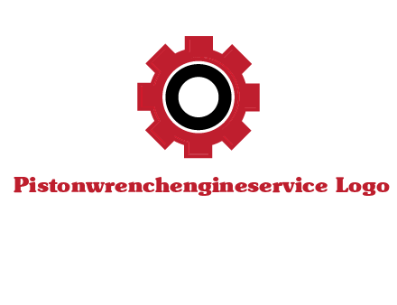 Letter o inside the gear logo