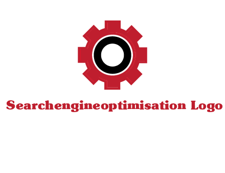 Letter o inside the gear logo