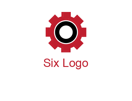 Letter o inside the gear logo