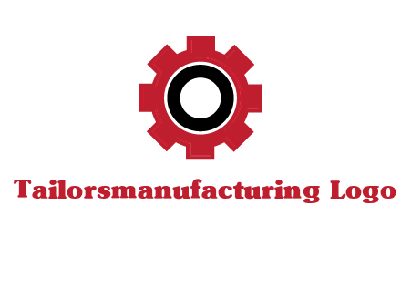 Letter o inside the gear logo